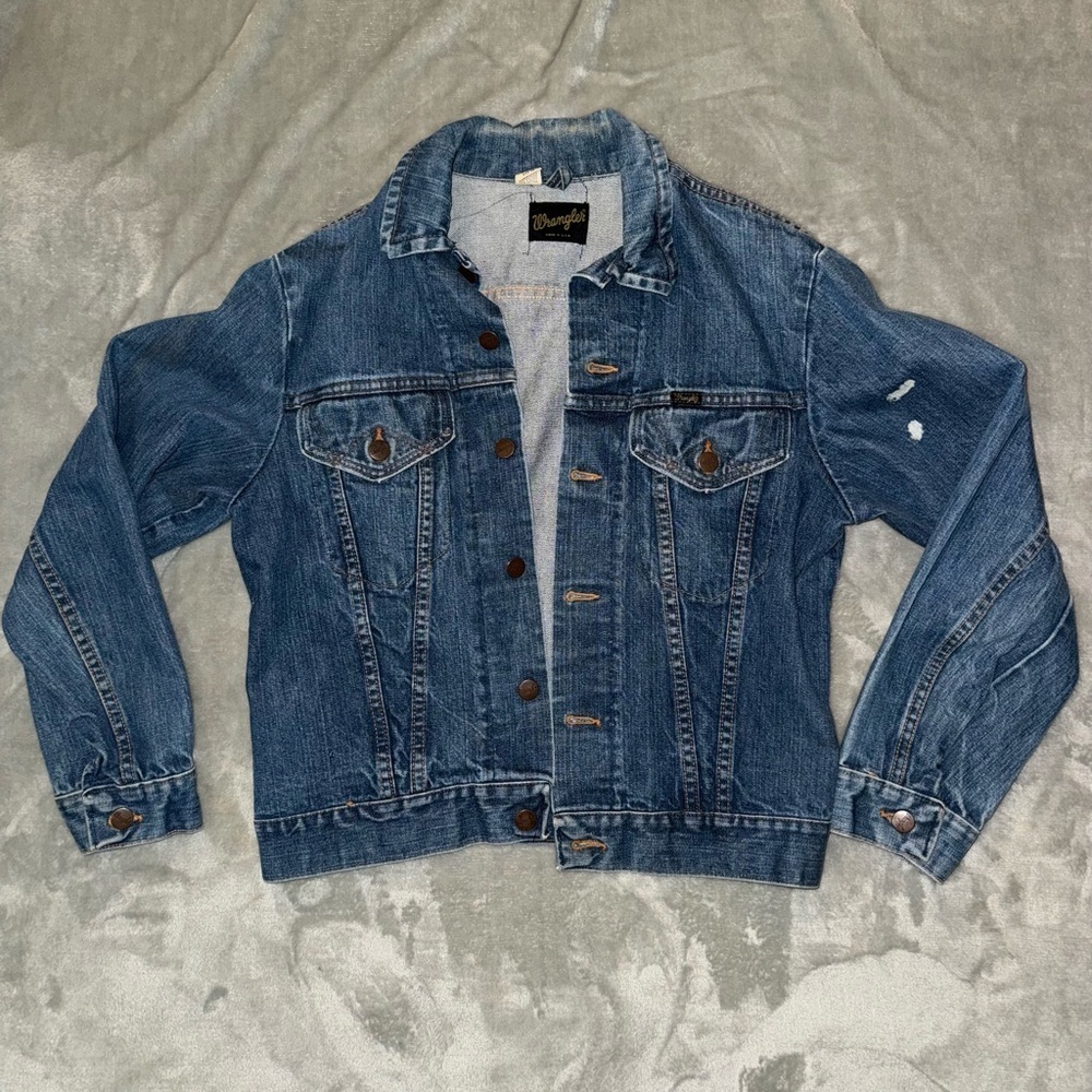 Vintage Wrangler Light Blue Denim Jacket - Picture 1 of 9